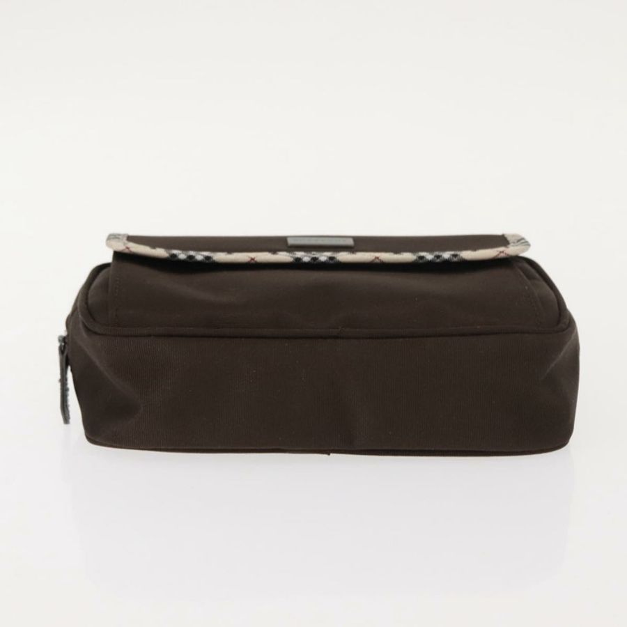 【日本直送】BURBERRY Nova 格紋手帕袋帆布兩件套 棕色 米色 正品 am9497-6