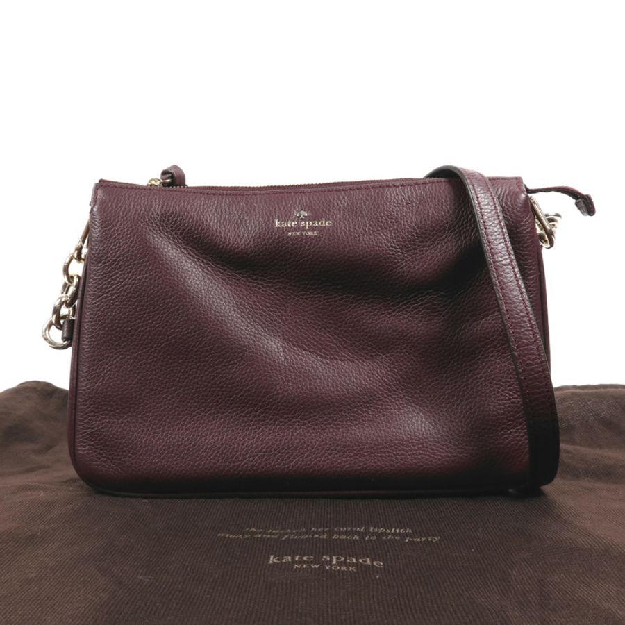 Kate Spade 【激減優惠】牛皮皮革Shoulder Bag金扣肩背袋-13