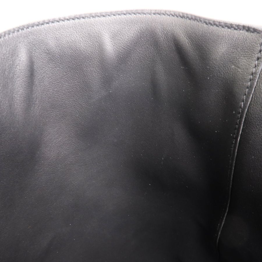 HERMES Evercolor皮革Licol 19手挽肩背兩用袋Noir-13