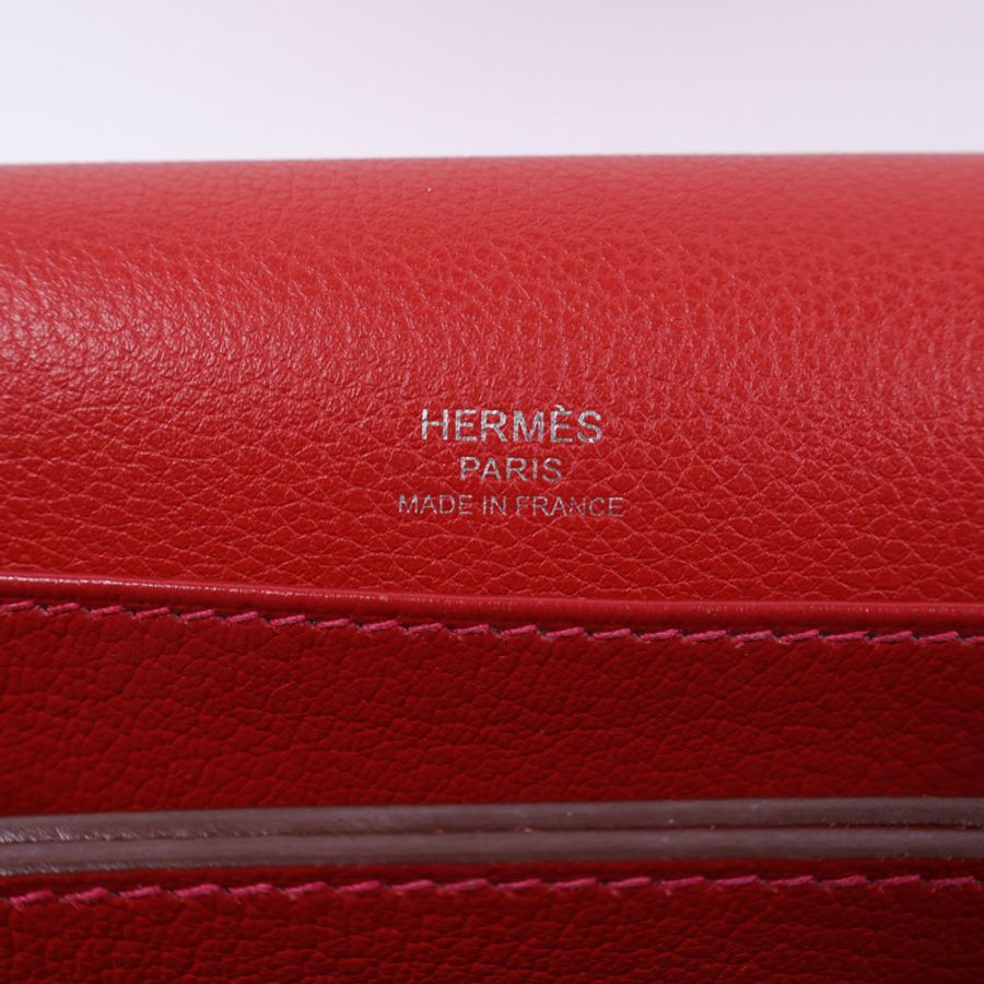 HERMES 【激減優惠】Evercolor皮革Mini Roulis肩背袋-6