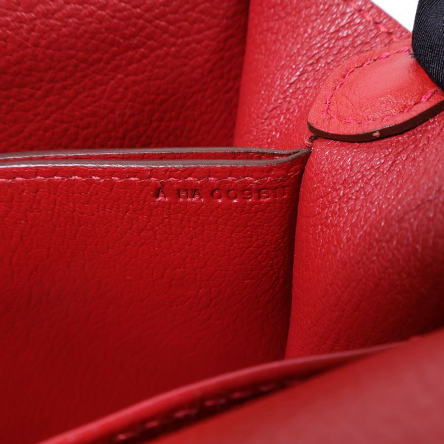 HERMES 【激減優惠】Evercolor皮革Mini Roulis肩背袋-7