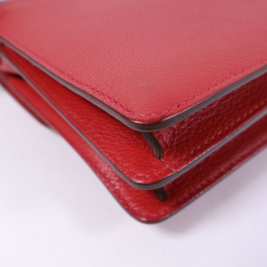 HERMES 【激減優惠】Evercolor皮革Mini Roulis肩背袋-10
