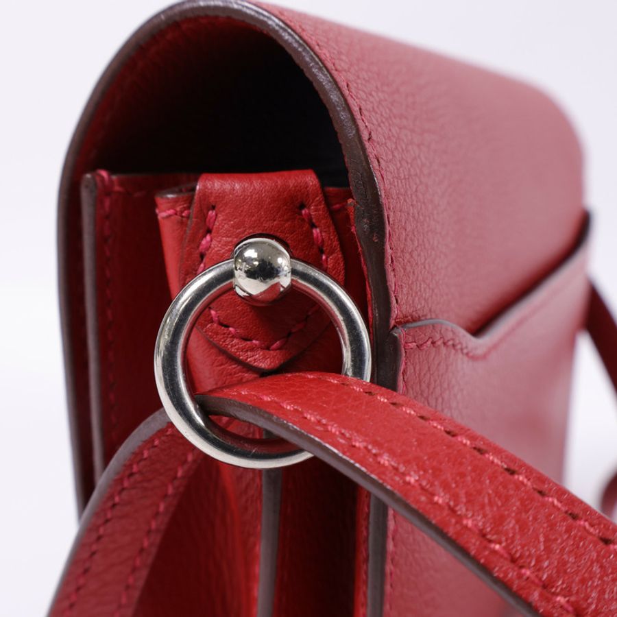 HERMES 【激減優惠】Evercolor皮革Mini Roulis肩背袋-14