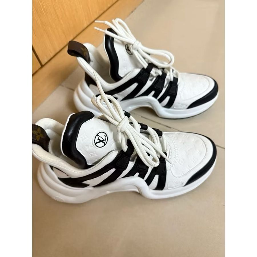 LV Archlight 運動鞋 女鞋38號 白色-0