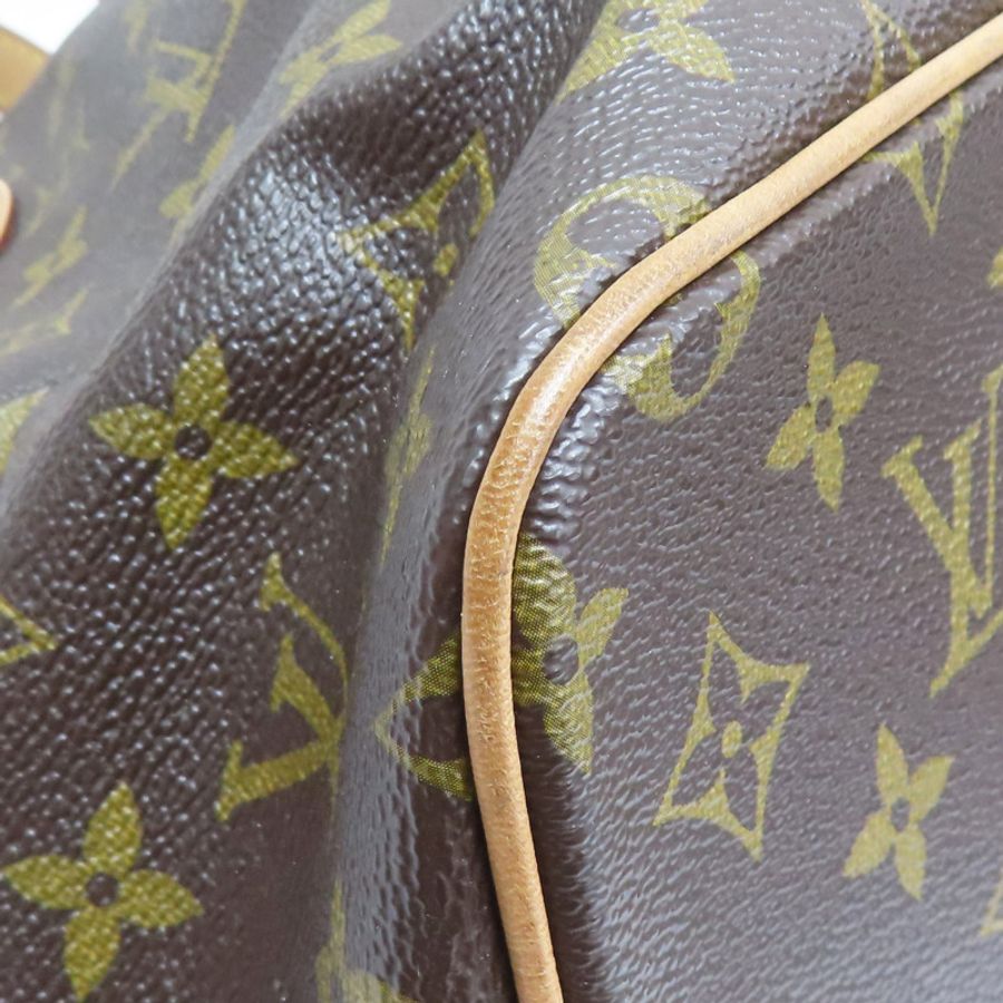 原棕色花帆布Palermo PM 兩包【LOUIS VUITTON LV 路易威登】M40145-9