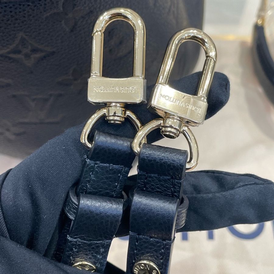 LV 黑金壓花全皮 手柄水桶包 芯片款 尺寸約26*26-31