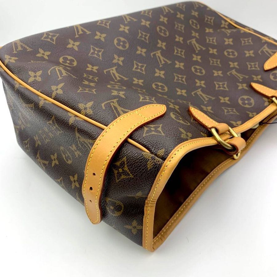 Louis Vuitton 經典老花南瓜包,LV路易威登,托特包,購物包,辦公包,單肩包,公事包,二手正品,真品,免運-22