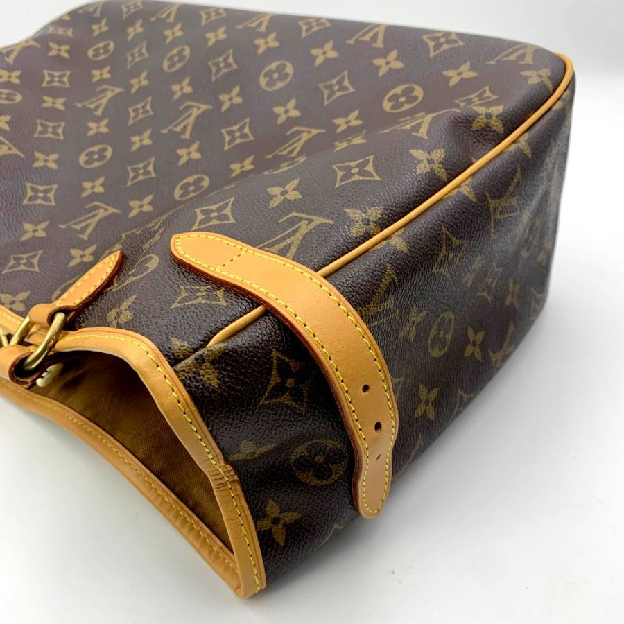 Louis Vuitton 經典老花南瓜包,LV路易威登,托特包,購物包,辦公包,單肩包,公事包,二手正品,真品,免運-23