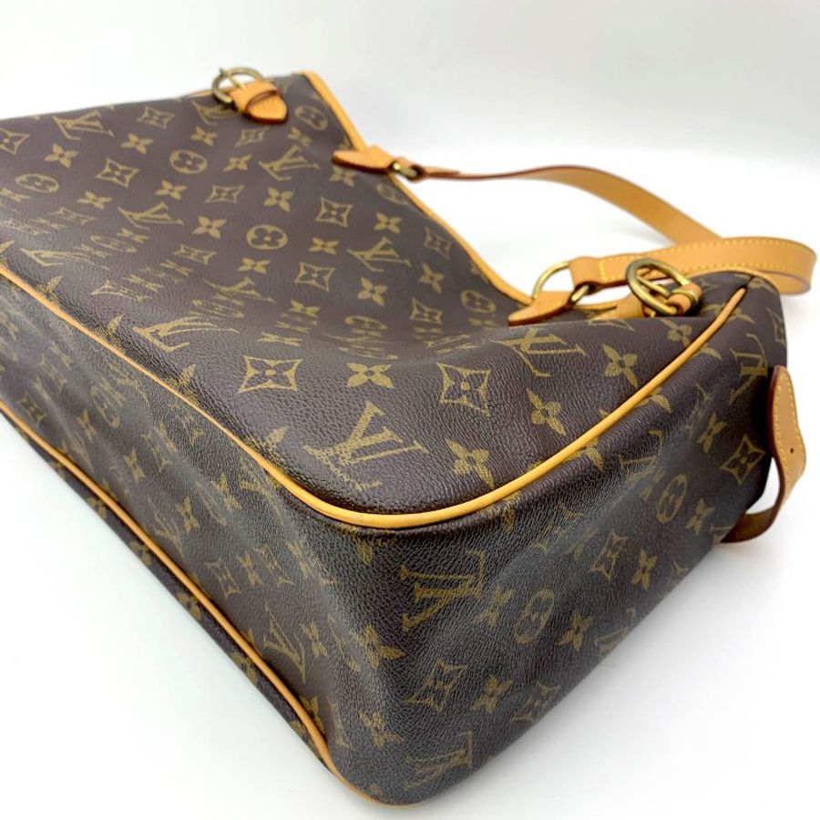 Louis Vuitton 經典老花南瓜包,LV路易威登,托特包,購物包,辦公包,單肩包,公事包,二手正品,真品,免運-25