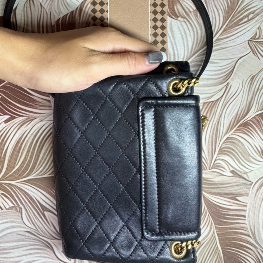 Saint Laurent YSL Nolita Mini Bag小羊皮 黑色-4