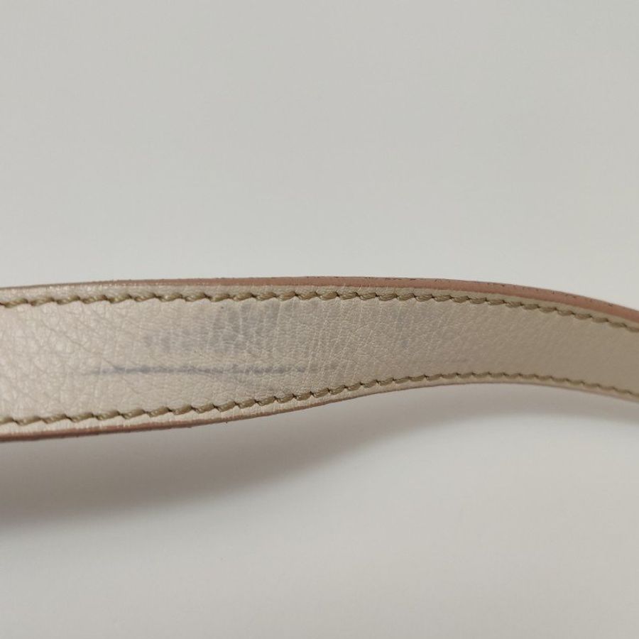 Fendi 牛皮帆布拼色雙F Logo吊墜單肩包-10