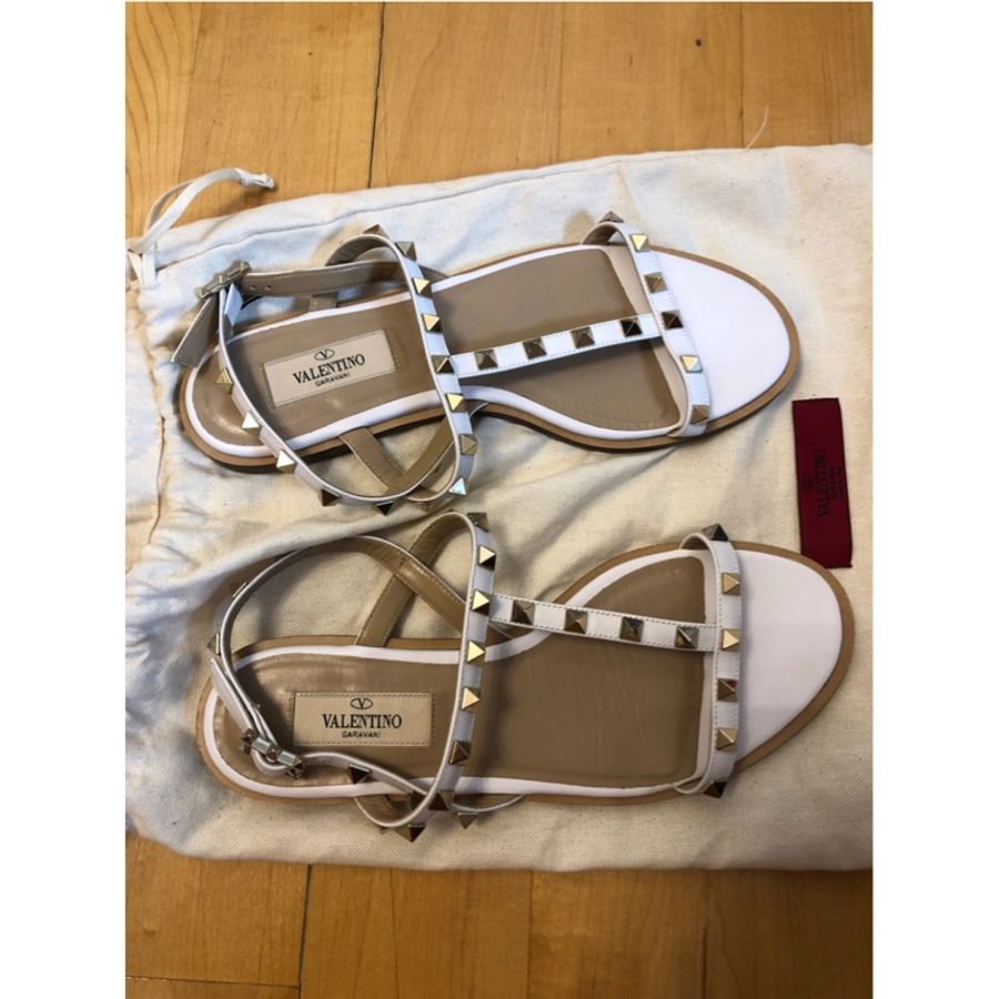 valentino garavani 白色涼鞋-6