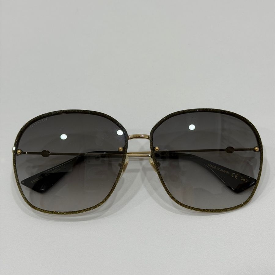 gucci GG0228s 002 亮片 小蜜蜂 太陽眼鏡 墨鏡-10