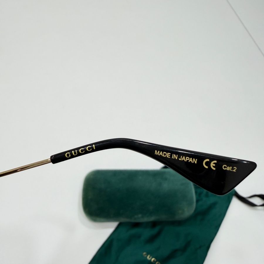 gucci GG0228s 002 亮片 小蜜蜂 太陽眼鏡 墨鏡-11
