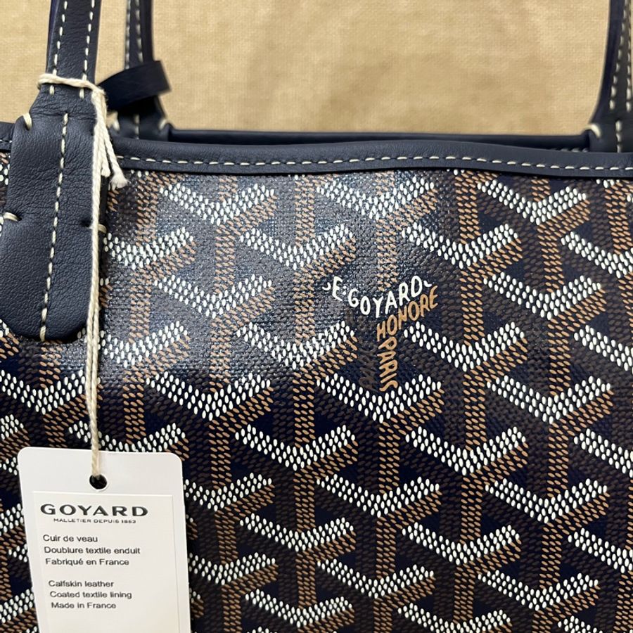 （全新） GOYARD ANJOU MINI BAG mini tote NAVY BLUE-1