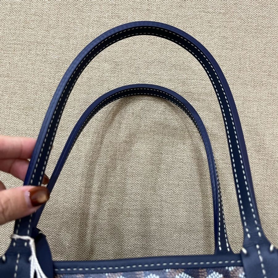 （全新） GOYARD ANJOU MINI BAG mini tote NAVY BLUE-6