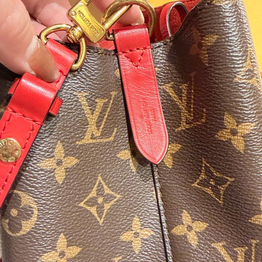 LV 水桶包 路易威登 NEONOE 老花水桶 肩背包-6