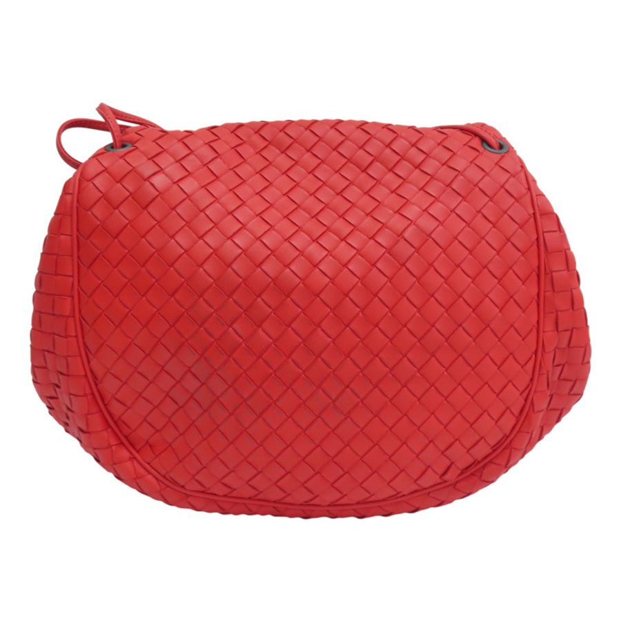 紅色羊皮編織肩背 247021791【BOTTEGA VENETA BV 寶緹嘉】 247021791-1