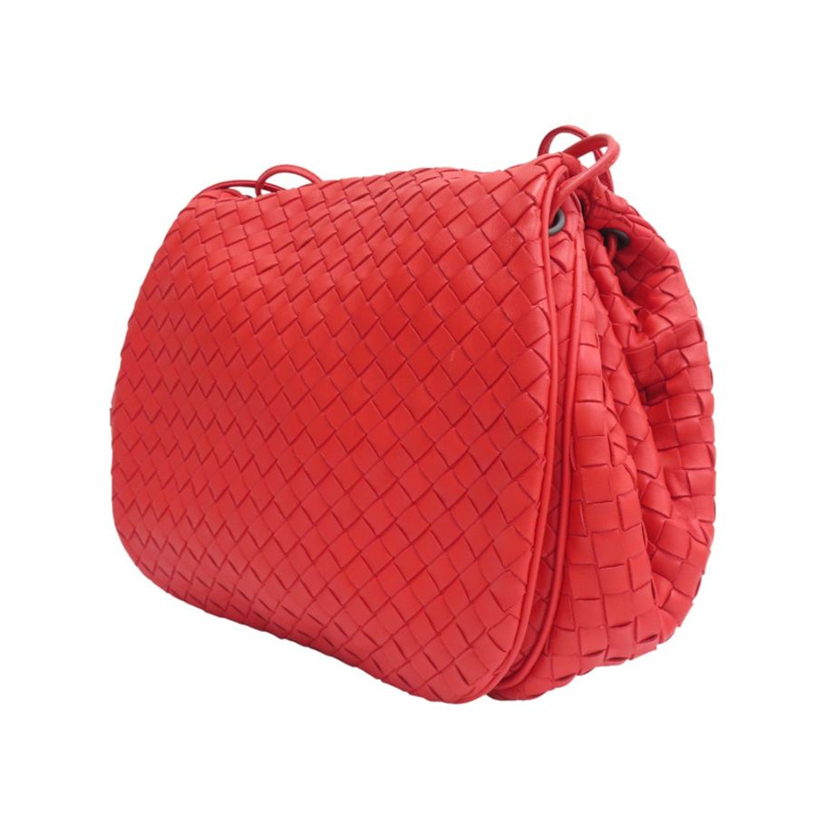 紅色羊皮編織肩背 247021791【BOTTEGA VENETA BV 寶緹嘉】 247021791-2