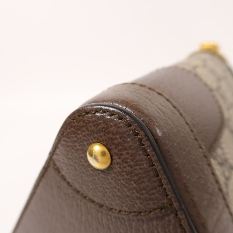 GUCCI 塗層帆布Ophidia Bucket Bag金扣手挽肩背兩用袋-11