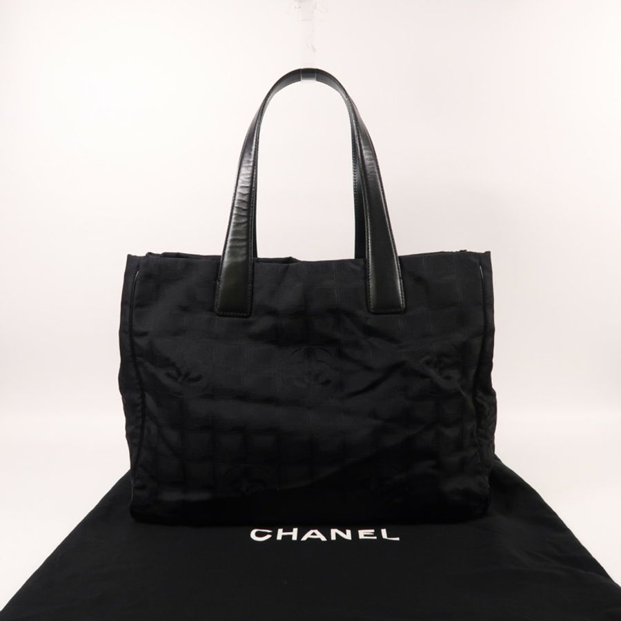 CHANEL 【激減優惠】尼龍Vintage Tote Bag金扣肩背袋-8