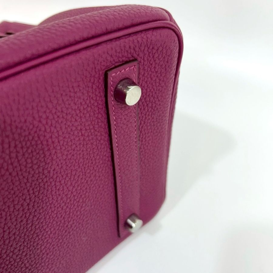 HERMES k5托斯卡紫TOGO皮銀釦birkin30-12