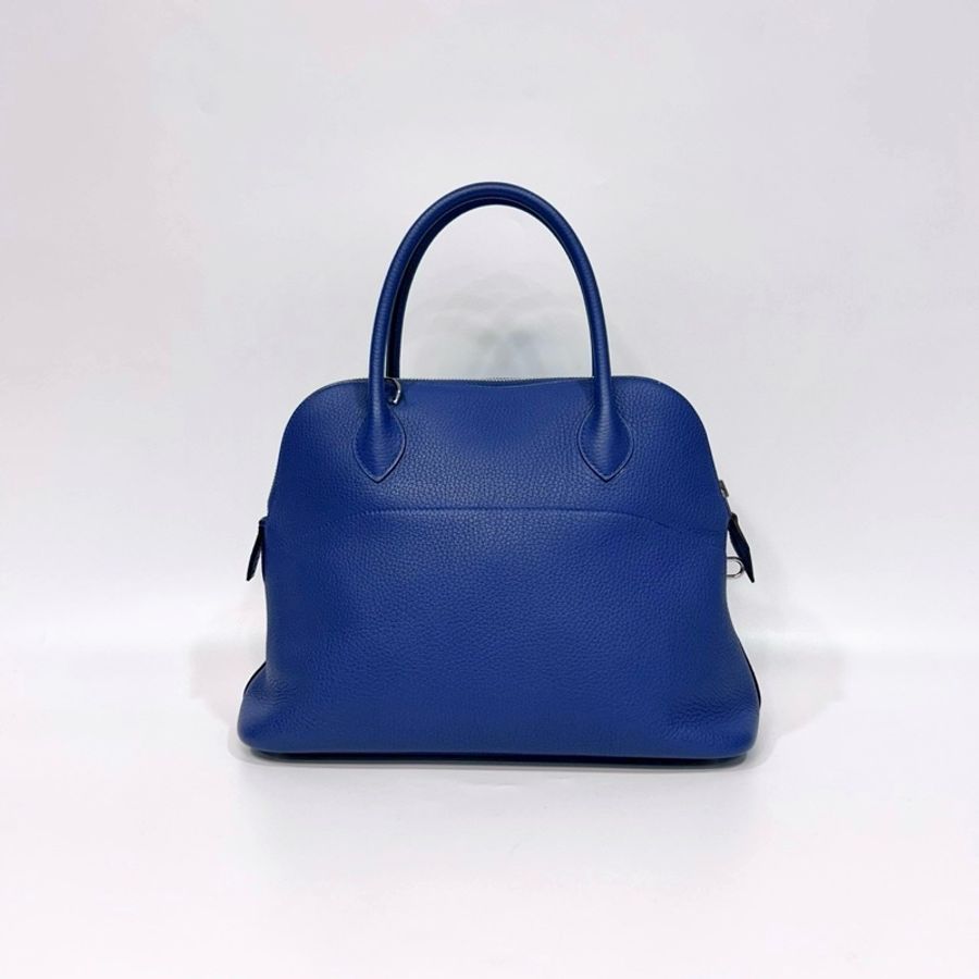 HERMES 愛馬仕R2瑪瑙藍TC皮BOLIDE 31 保齡球包-1