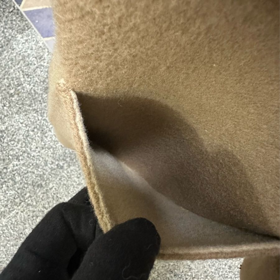 Burberry 羊毛駝色大衣-6