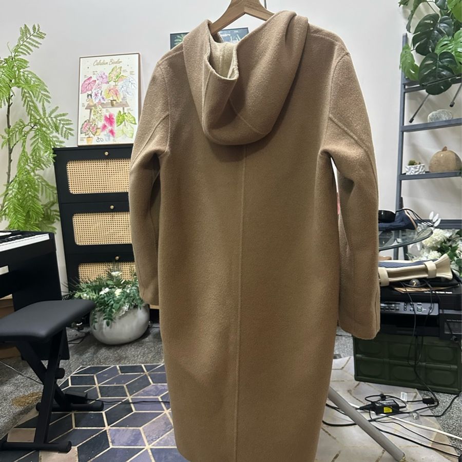 Burberry 羊毛駝色大衣-20