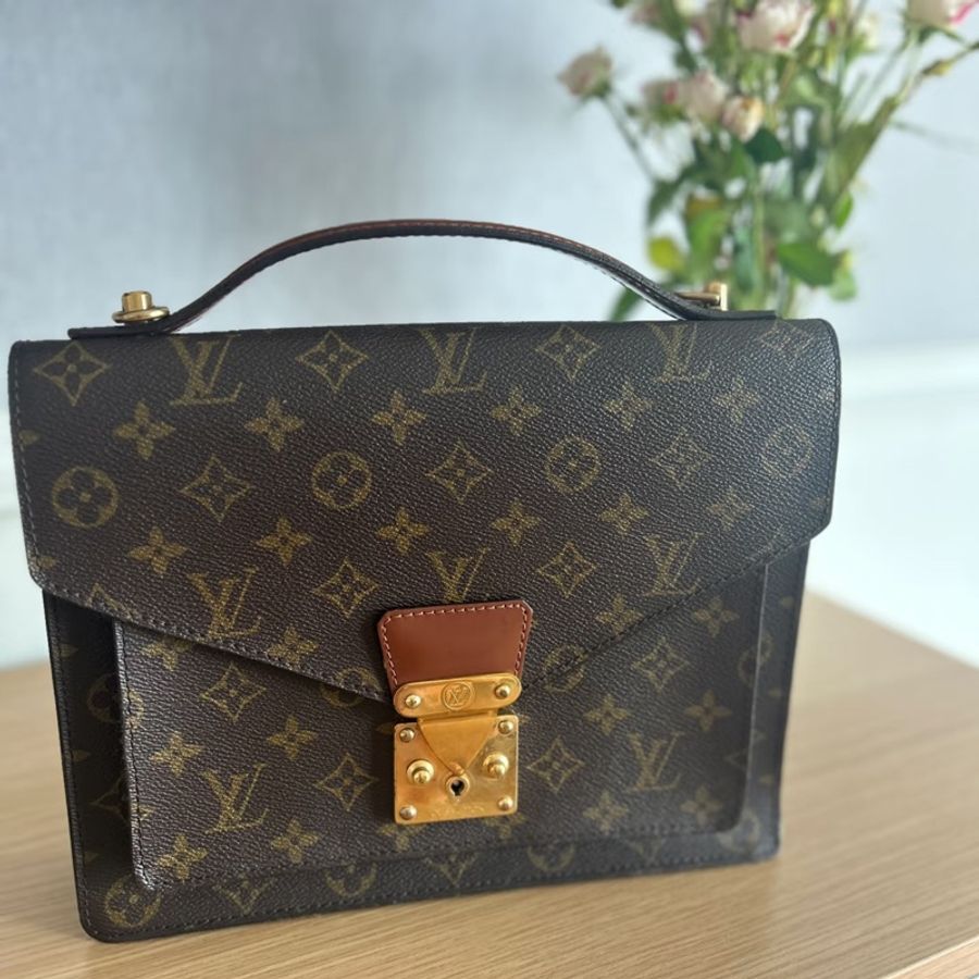 Louis Vuitton 老花蒙梭郵差包-0