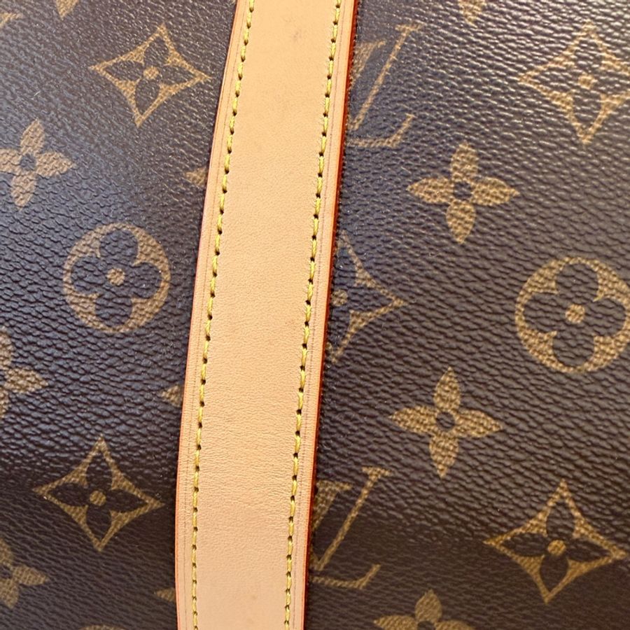 LV 原花金釦Keepall 50手提斜背旅行袋M41416-2