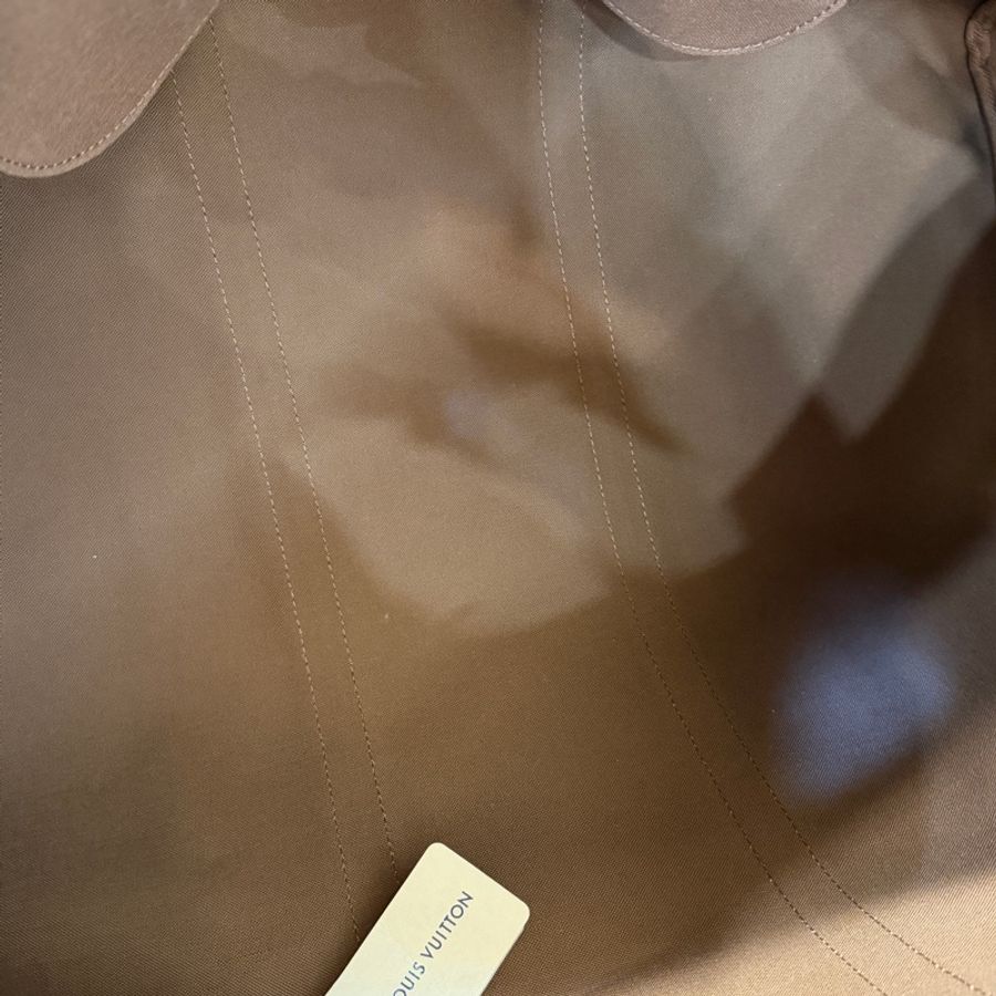 LV 原花金釦Keepall 50手提斜背旅行袋M41416-22