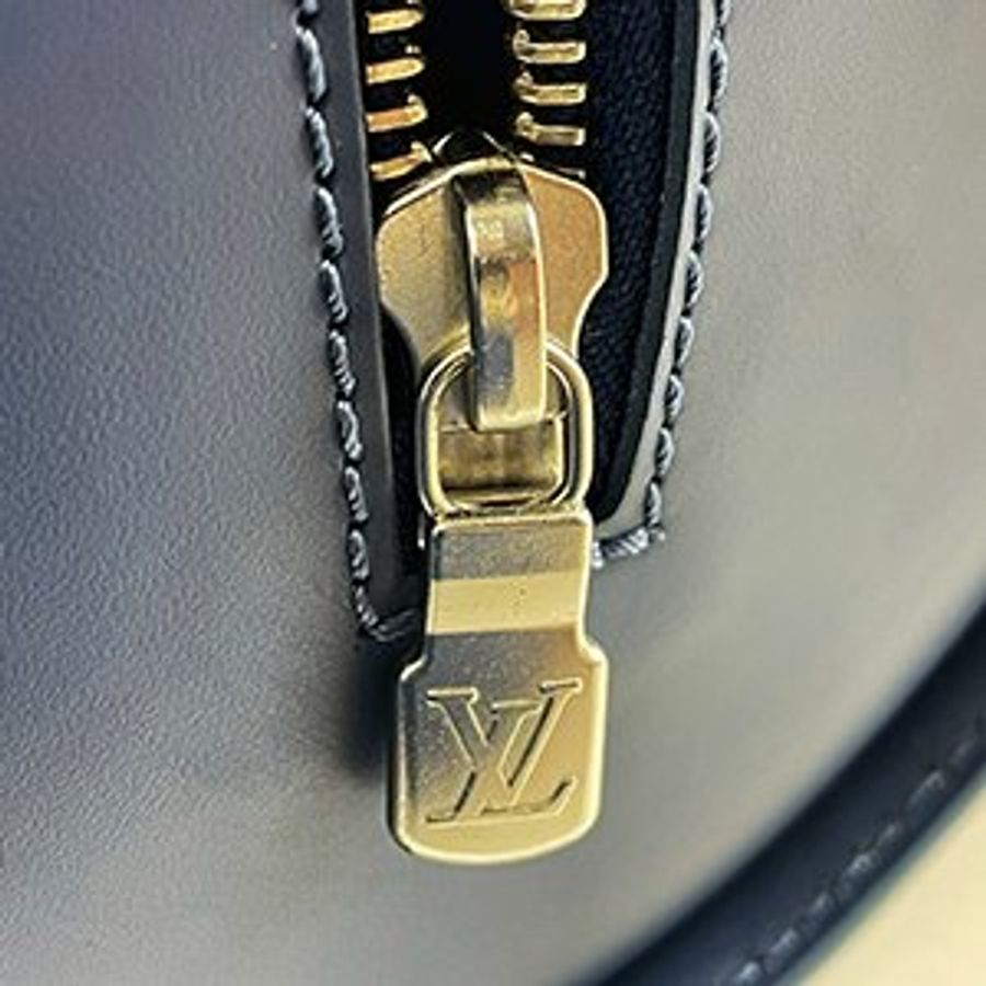 *奢華大道國際精品＊【L3286】 LV藍色EPI牛皮SOUFFLOT子母圓桶包 M52225-9
