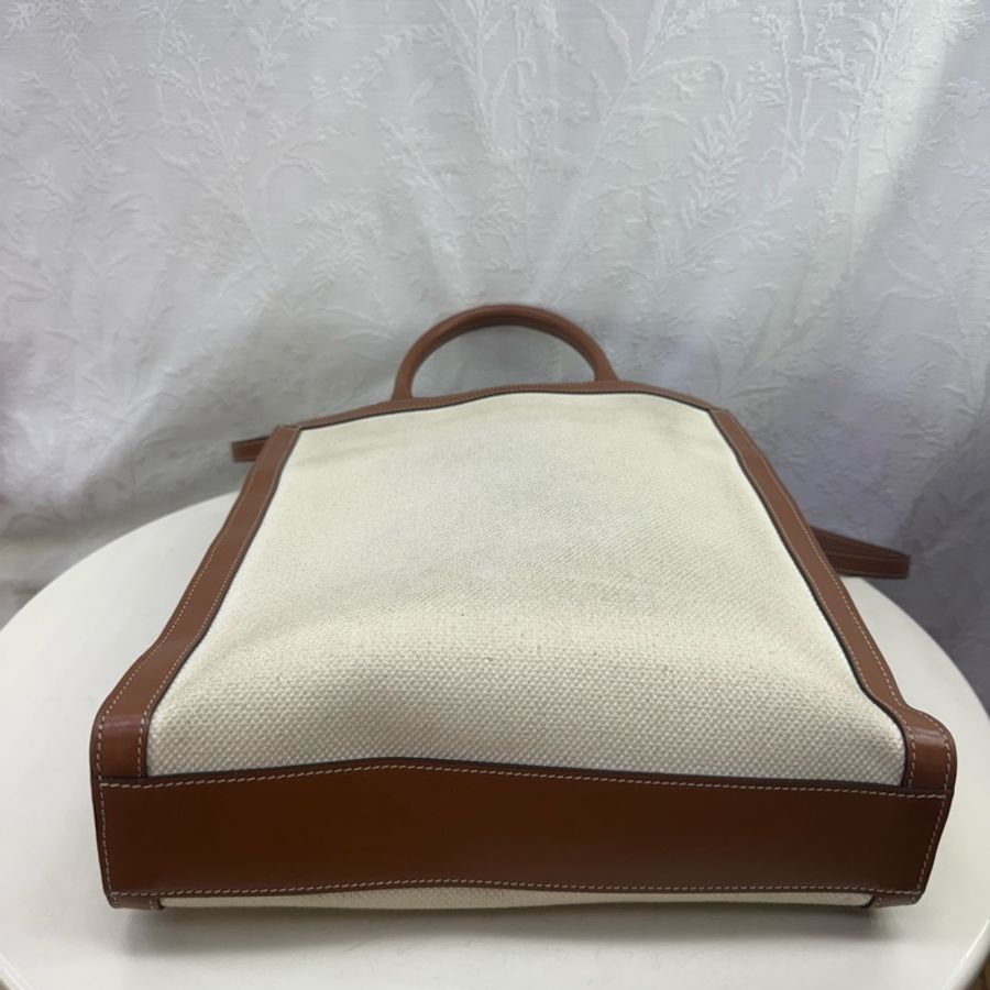 Celine 馬車Logo 印花帆布 手提袋/ 斜孭袋-17