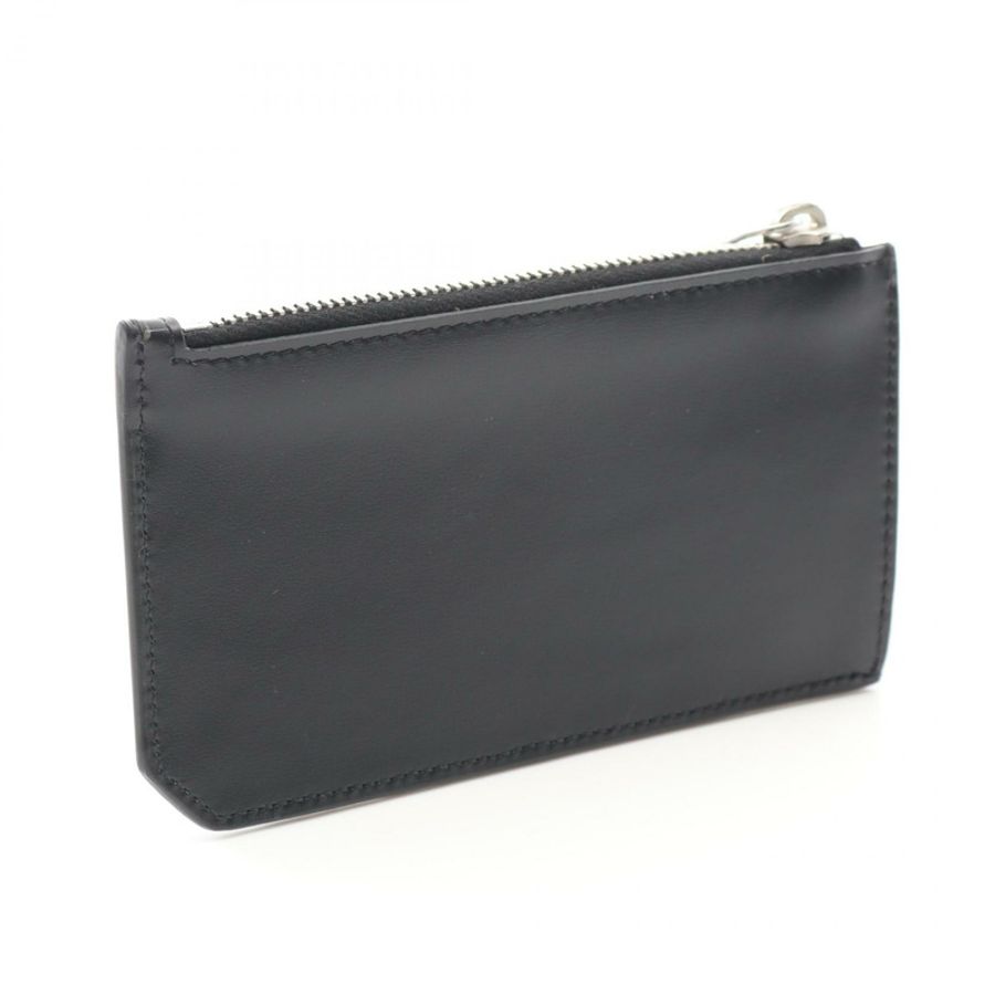 SAINT LAURENT PARIS TINY MONOGRAM 零錢包 6298991JB0E1000 黑色皮革 全新 男女通用-1