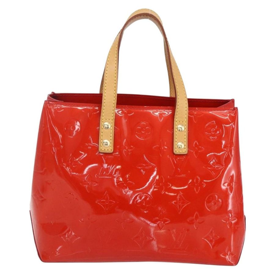 【日本直送】路易威登 Monogram Vernis Reade PM 手提包 紅色 M91088 LV 正品 BA7437-1