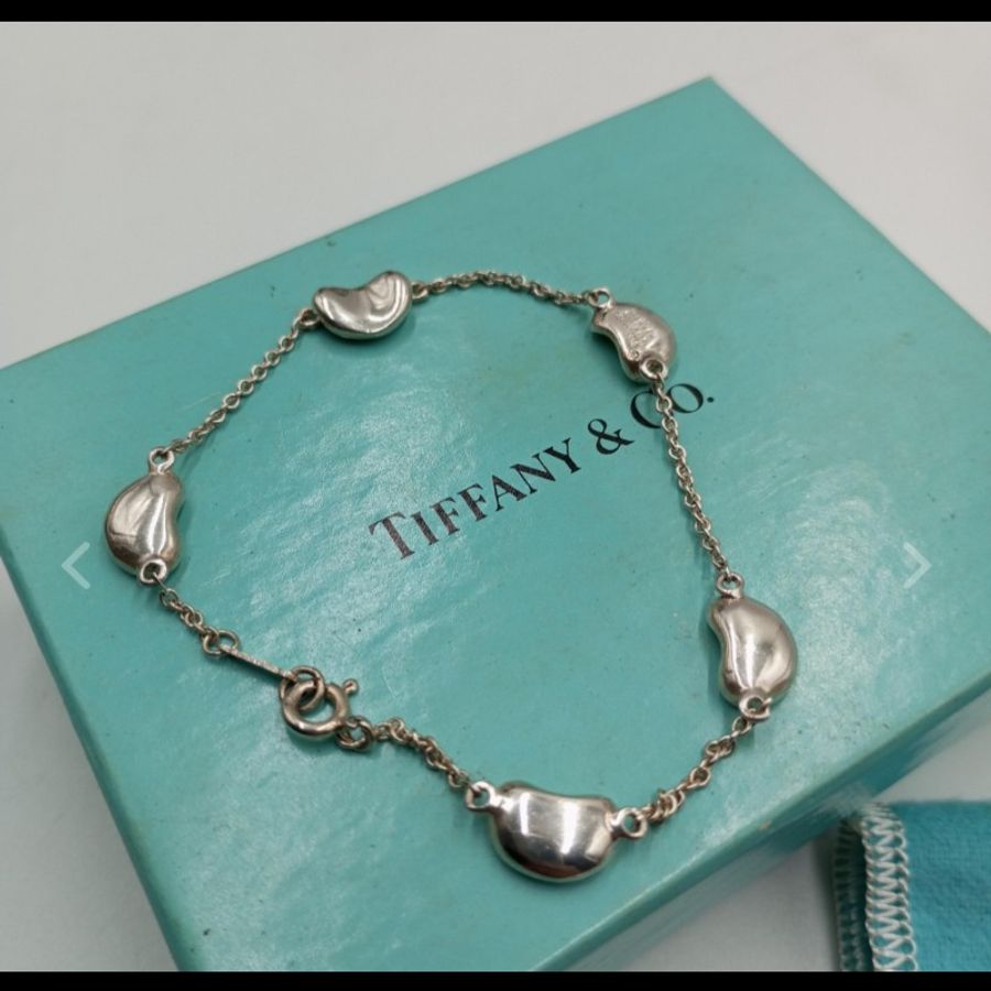 Tiffany&Co 5顆相思豆Bean手鍊-9