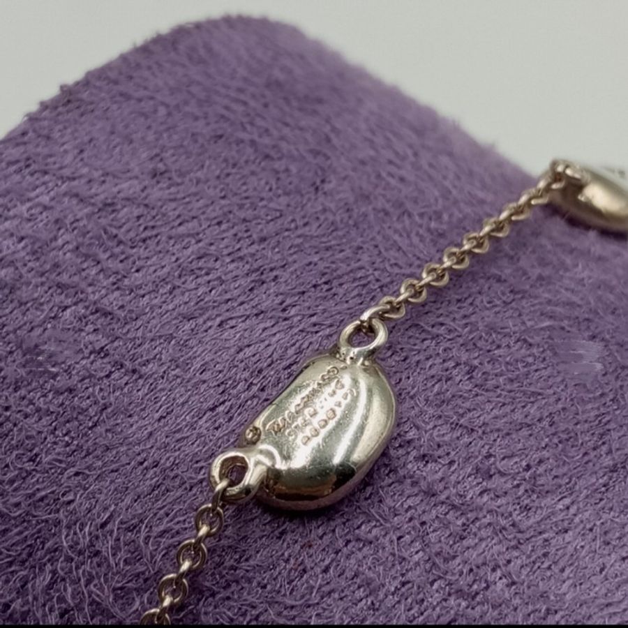 Tiffany&Co 5顆相思豆Bean手鍊-14