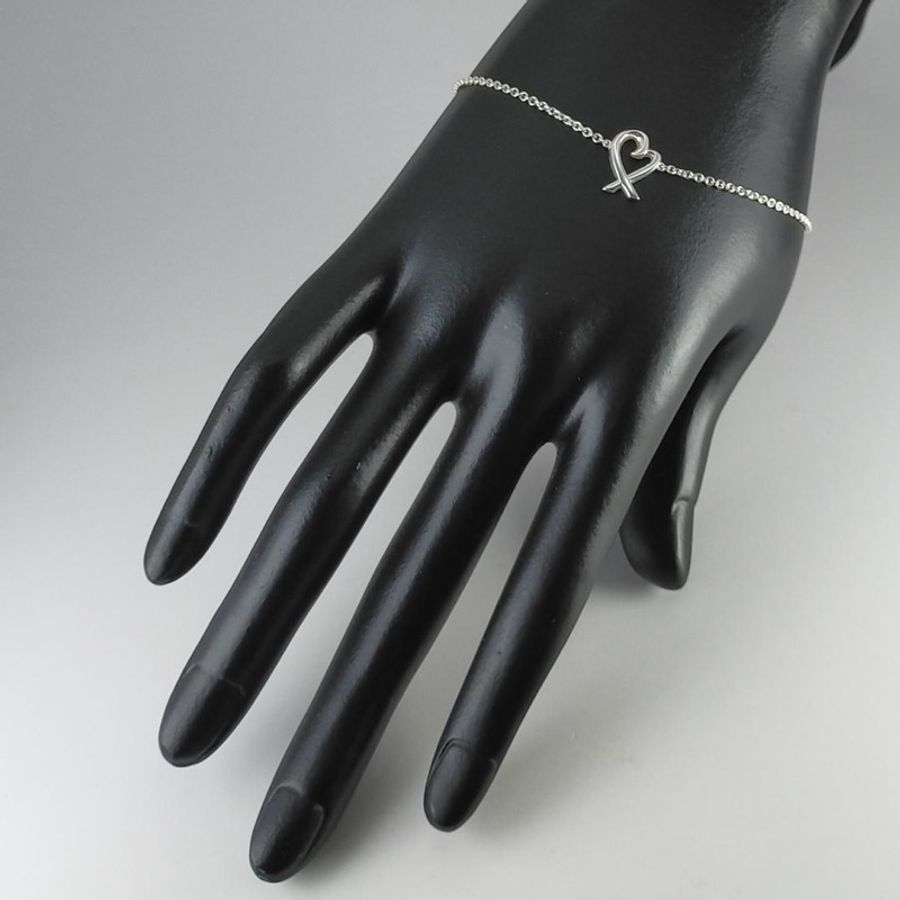 🌷 Tiffany&Co. 愛心手鍊 ｜經典花紋✦fufu style 精品✦ 氣質款｜-4