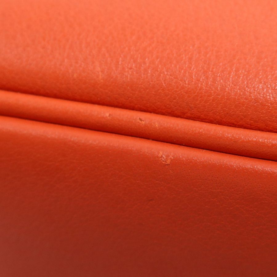 HERMES Swift皮革Berline 21 Mini銀扣肩背袋Rouge Casaque-9