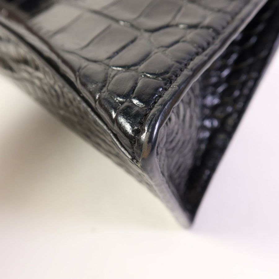 BALENCIAGA 【激減優惠】牛皮皮革Hourglass金扣手挽肩背兩用袋-14