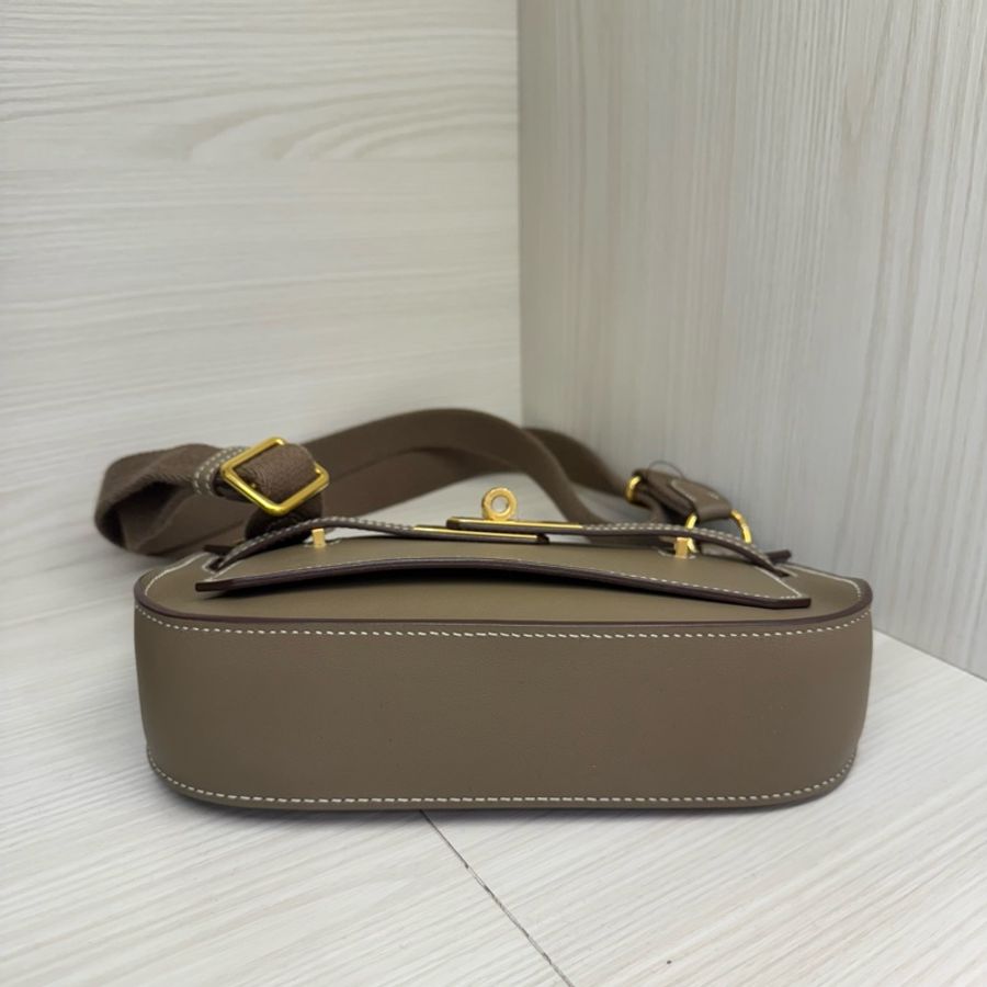 HERMES MINI JYPSIERE大象灰金釦 U刻-4