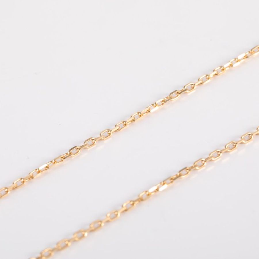 Cartier 18K黃金鑽石黃金Amour飛碟項鏈單鑽9分小號款18K/項鍊-3