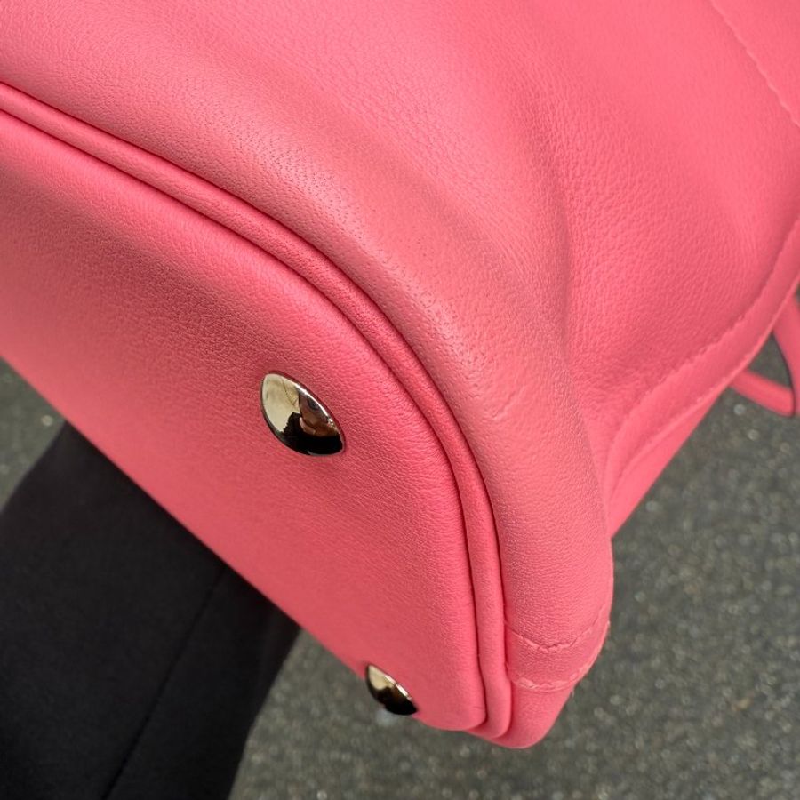 HERMES - 杜鵑粉8W Swift 銀釦 Bolide╻27cm-6