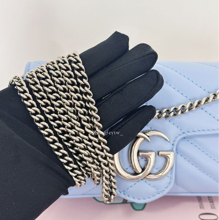 Gucci 迷你 GG Marmont 馬夢 信封包-7