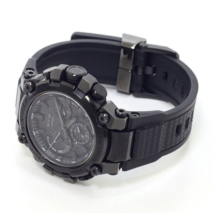 卡西歐 G-Shock 男士手錶 MTG-B3000B-1AJF 太陽能 20 ATM 防水 黑色錶盤-2
