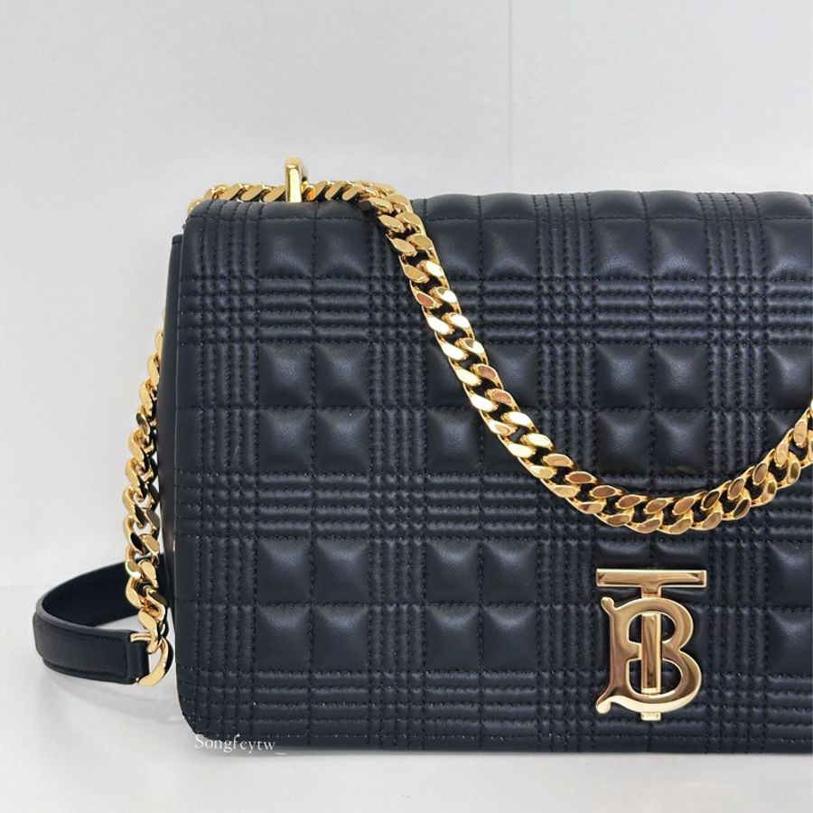 Burberry Lola 羊皮鏈條包 大款-5