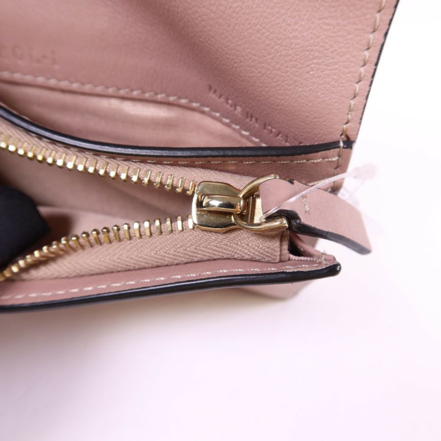 Valentino 牛皮皮革Bifold Wallet金扣錢包-9