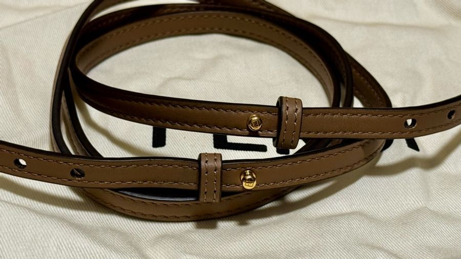 [FENDI]MON TRESOR FF Logo 緹花及皮革二用迷你水桶8BS093 ALP3 F1AOE-4