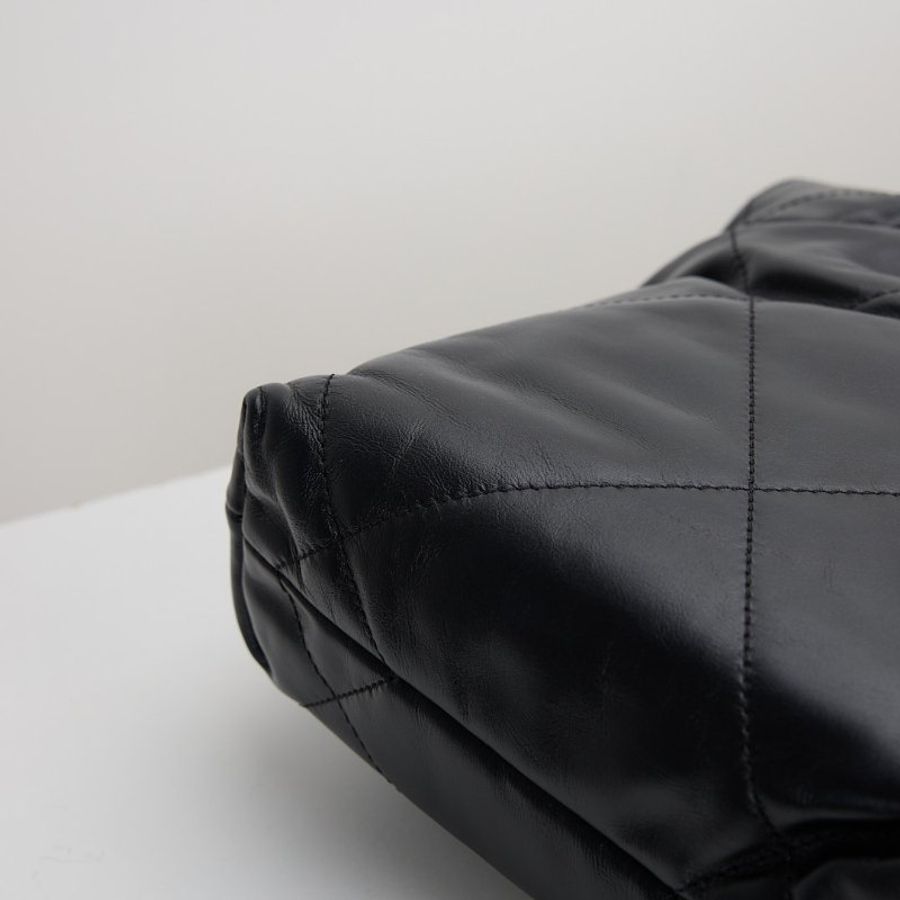 二手 Chanel 22bag mini 黑銀-7